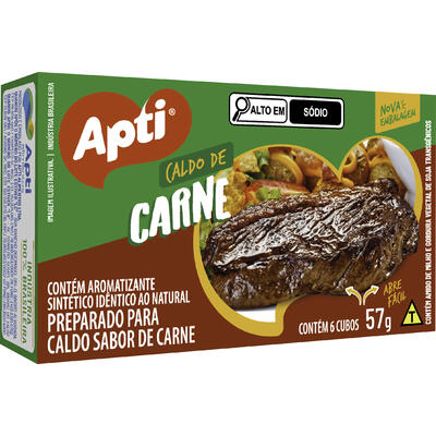 Caldo Apti Carne 57g