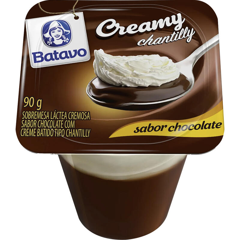 Sobremesa Batavo Creamy Chantilly Chocolate 90g