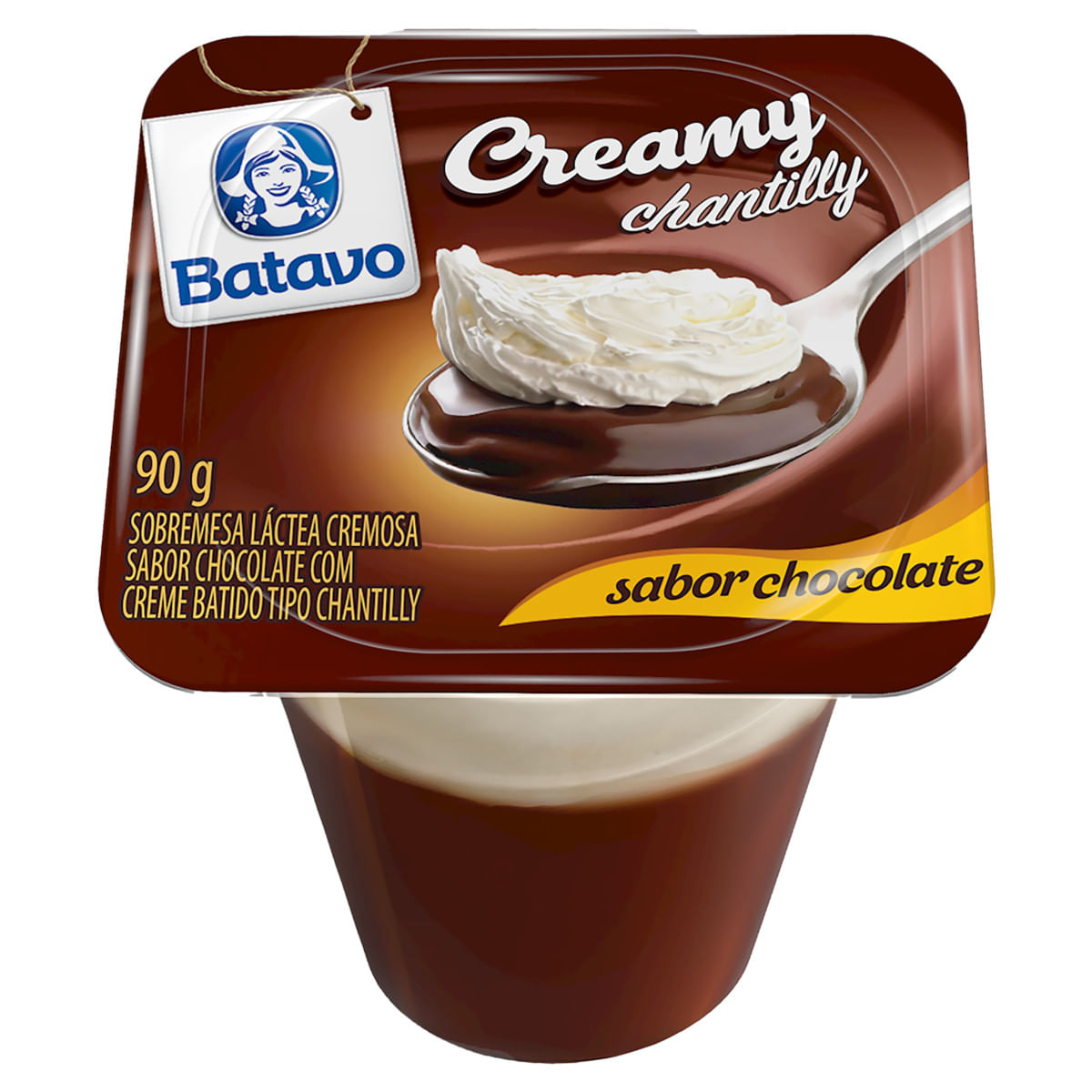 Sobremesa Batavo Creamy Chantilly Chocolate 90g