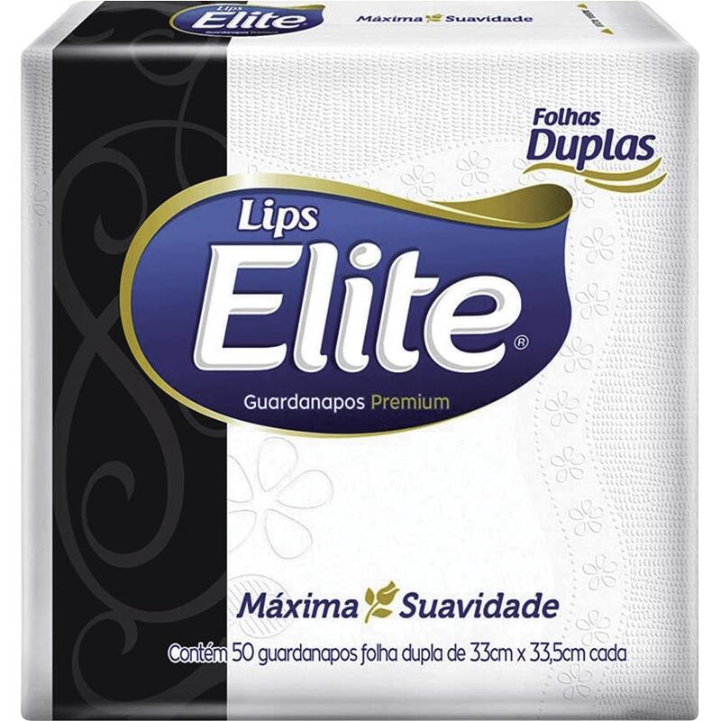 Guardanapo Lips Elite 33x33,5cm 50 un