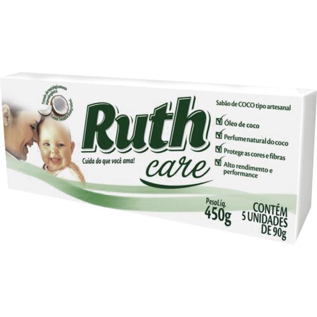 Sabão em Pedaço Ruth Care Coco 5x90g