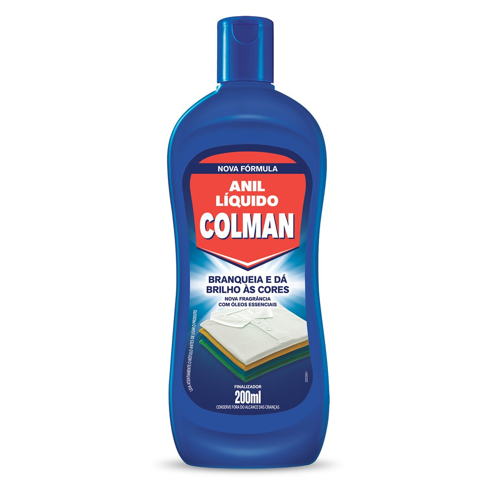 Branqueador Anil Líquido COLMAN 200ml
