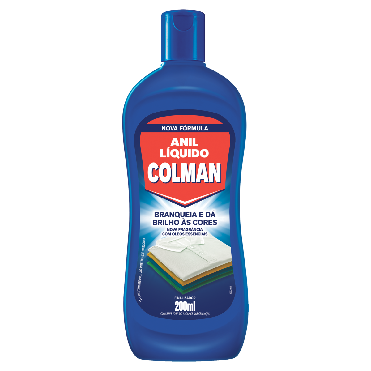 Branqueador Anil Líquido COLMAN 200ml