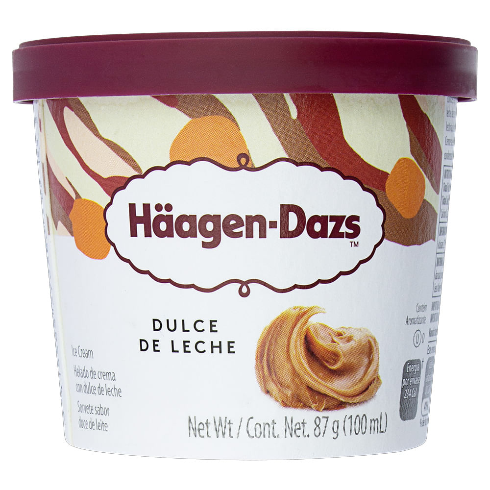 Sorvete Dulce de Leche Häagen-Dazs Pote 100ml