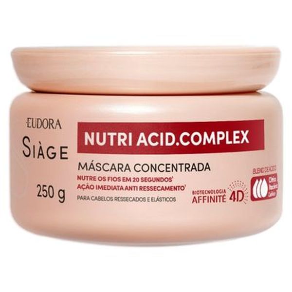 Máscara Concentrada Eudora Siàge Nutri Acid.Complex Pote 250g