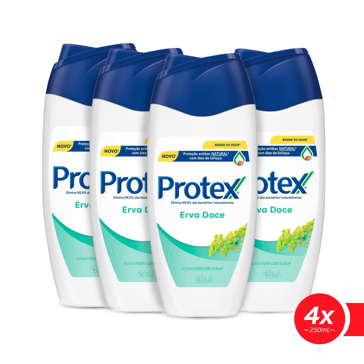 	Sabonete Líquido Protex Erva Doce 250ml - Leve 4 pague 3