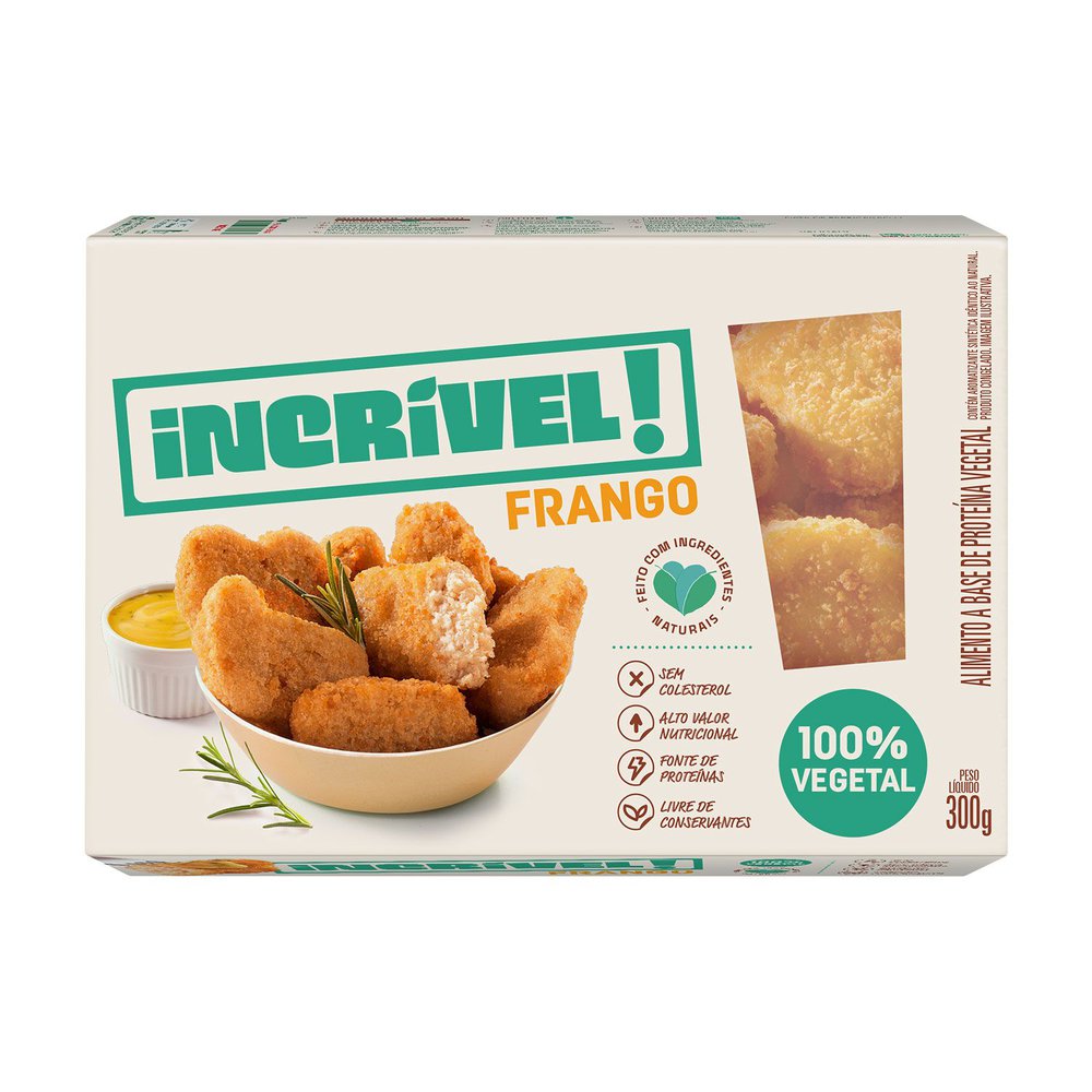 Empanado de Frango Incrível! 100% Vegetal 300g