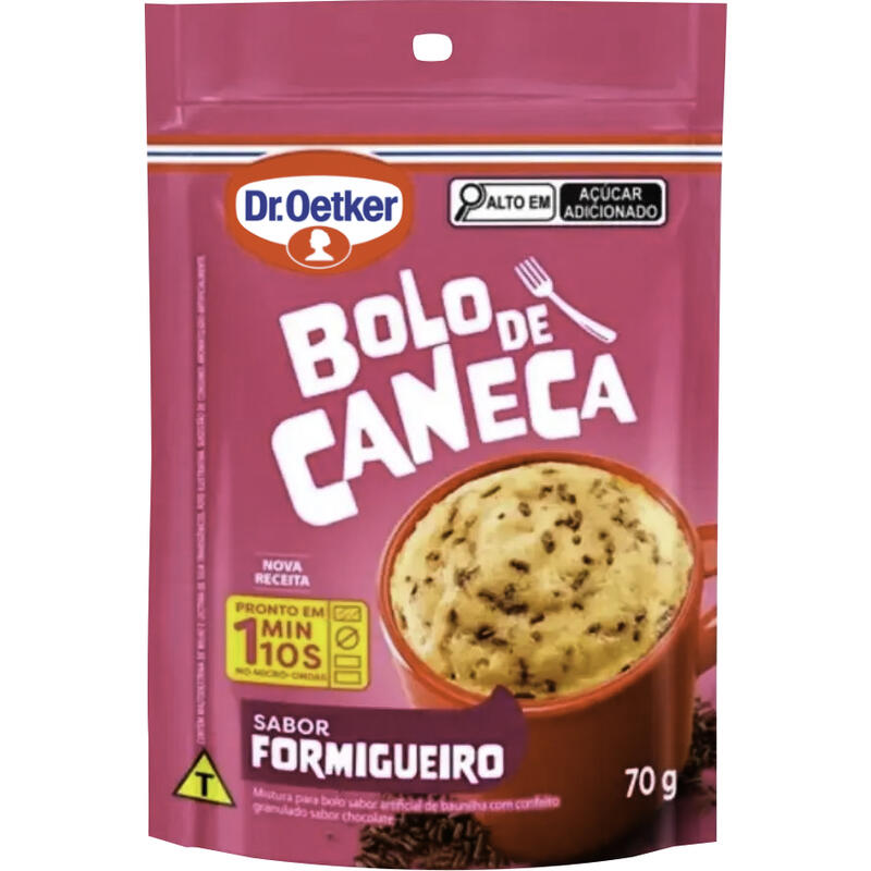 Mistura para Bolo de Caneca Dr. Oetker 70g - Formigueiro