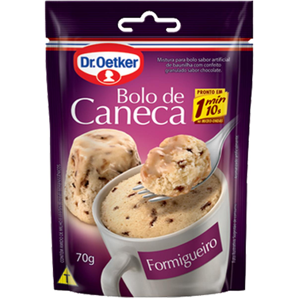 Mistura para Bolo de Caneca Dr. Oetker 70g - Formigueiro