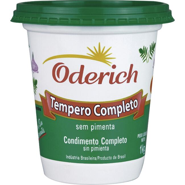Tempero Completo Oderich Sem Pimenta 1kg