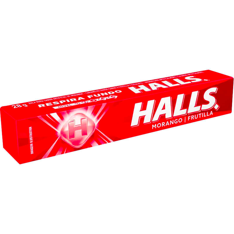 Drops Halls Morango un