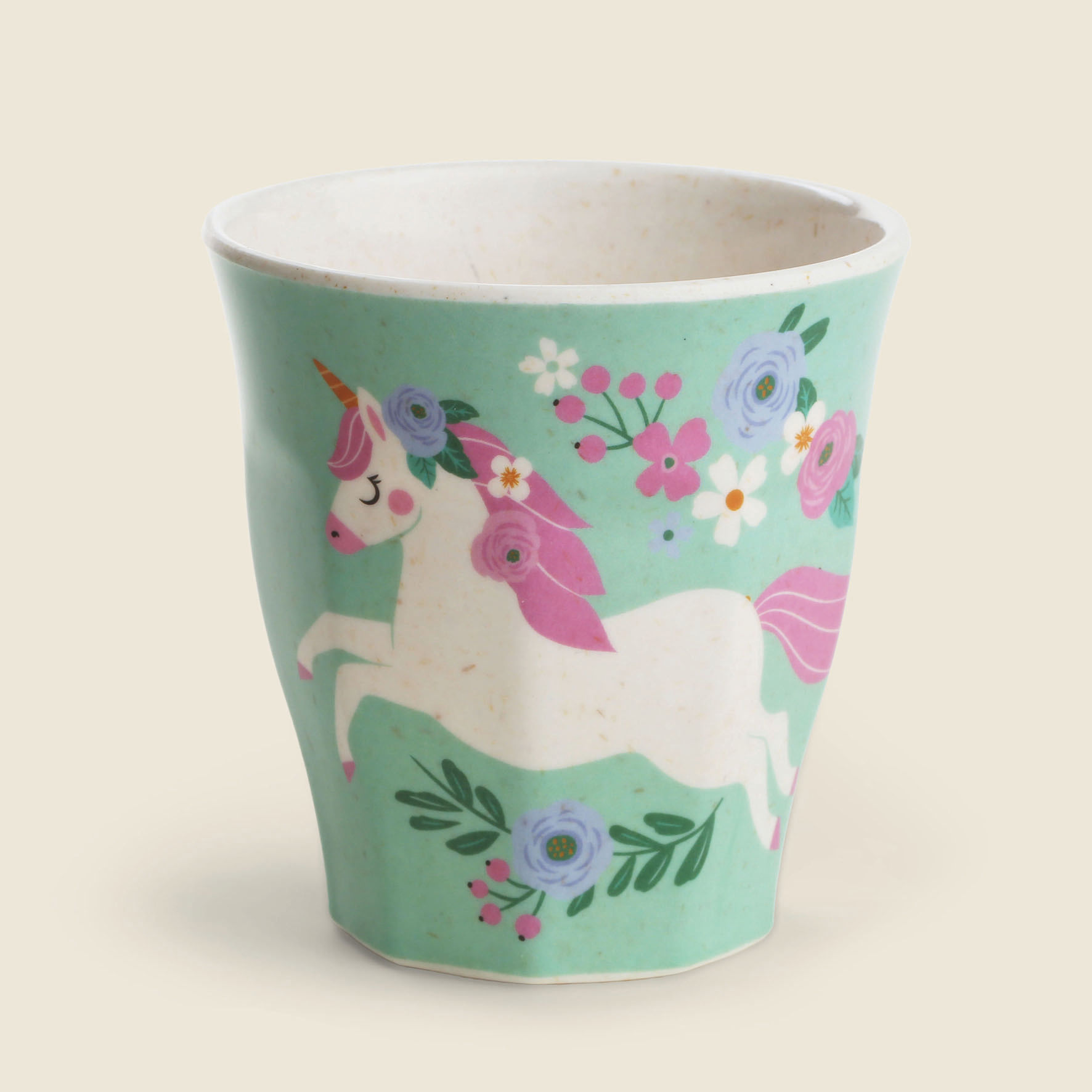 Copo 250ml Bambu Unicorn Azul - A\BABY
