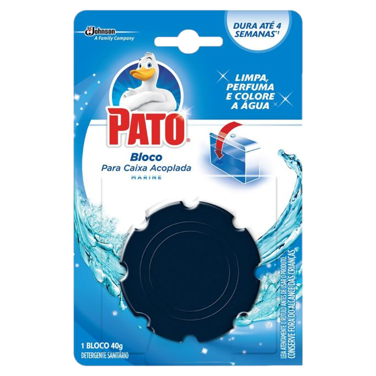 Desodorizador Sanitário PATO Marine para Caixa Acoplada 40g