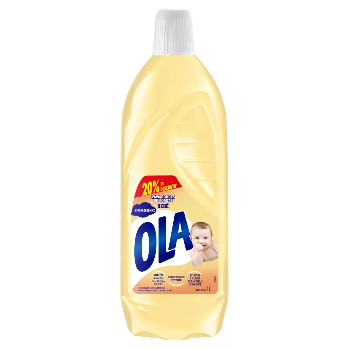 Lava Roupa OLA Líquido Bebê 1l 20% de Desconto