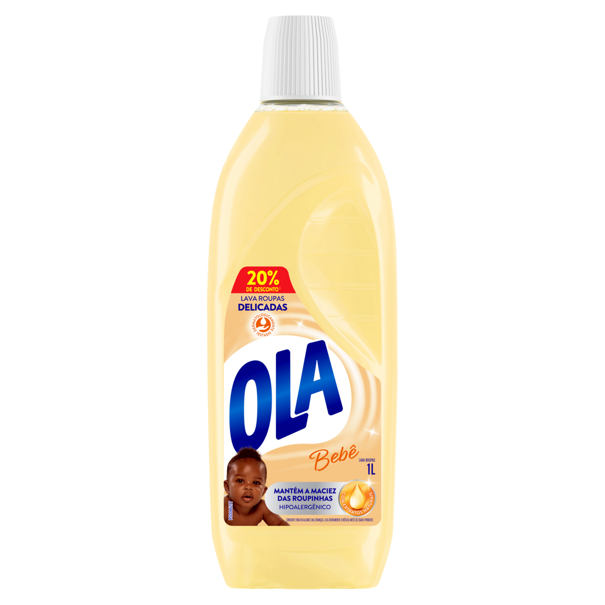 Lava Roupa OLA Líquido Bebê 1l 20% de Desconto