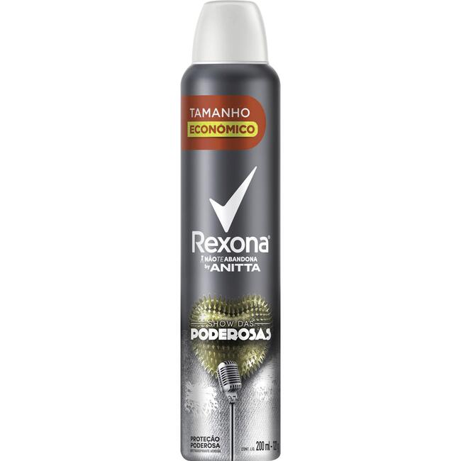 Desodorante Aerossol Rexona Anitta Show das Poderosas 200ml
