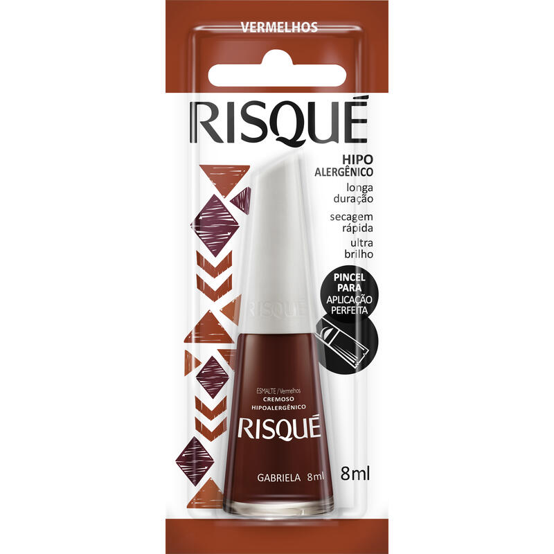 Esmalte Risqué Cremoso Gabriela 8ml