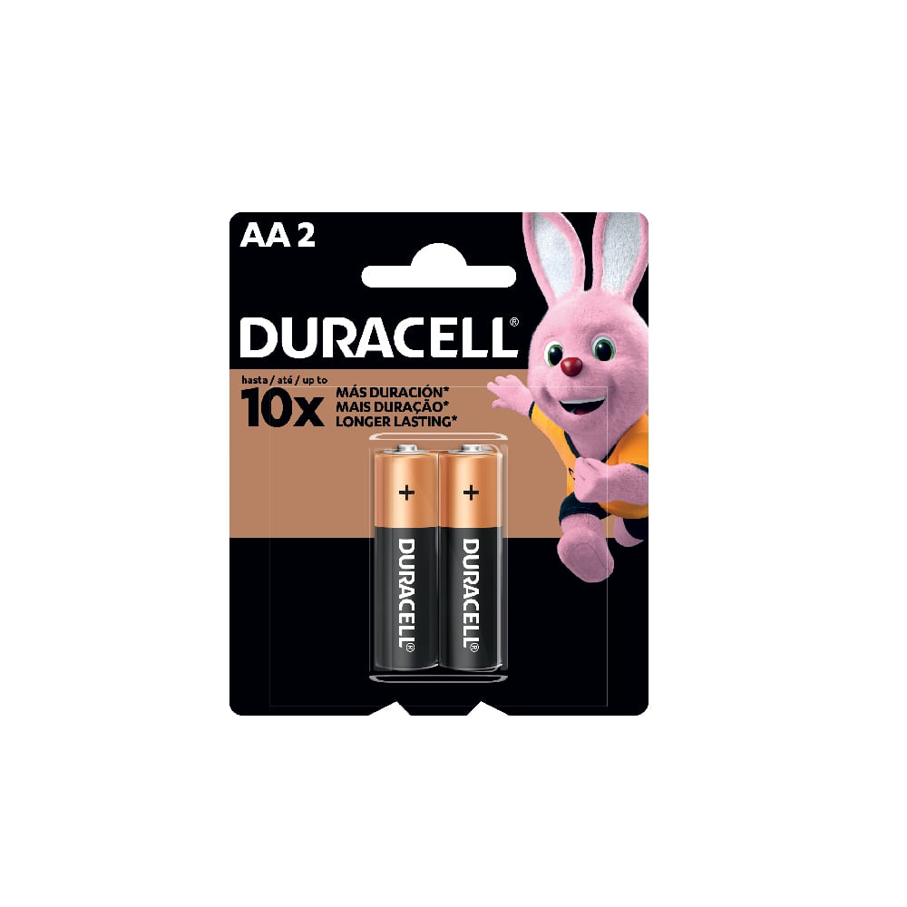 Pilha Duracell Alcalina AAA Palito com 2 un