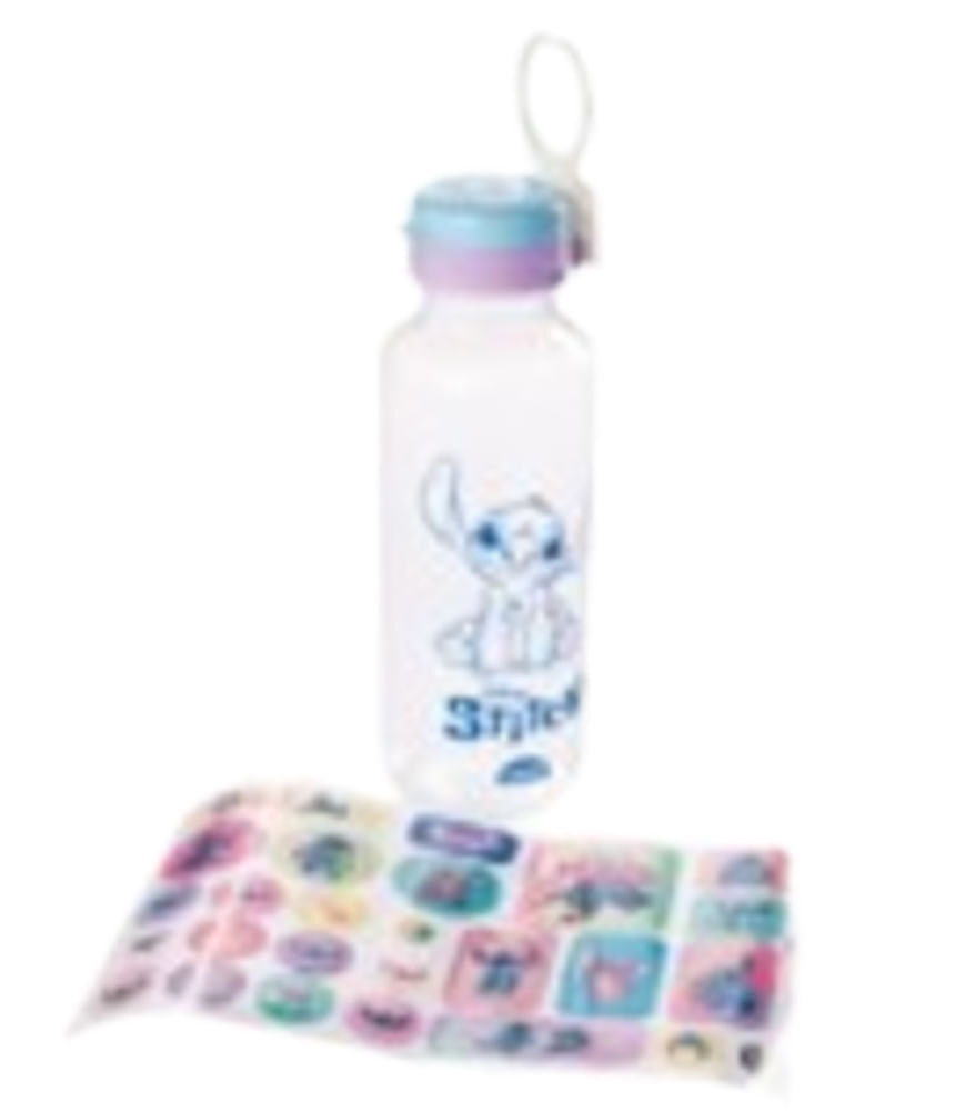 Garrafa Abre Fácil Stitch Plasútil 600ml