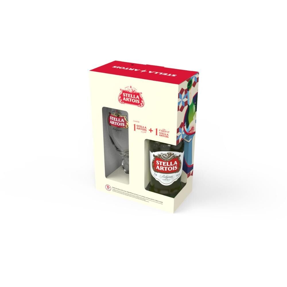 Kit Cerveja STELLA ARTOIS com 1 unidade 275ml + Calice 250ml