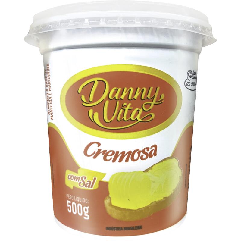 Margarina e Manteiga Danny Vita Com sal 500g