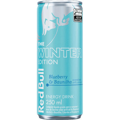 Energético Red Bull Ice Edition Blueberry e Baunilha 250ml