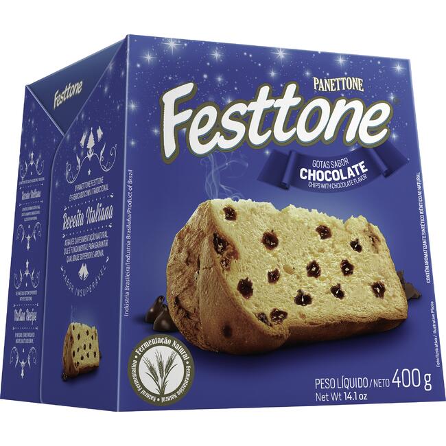 Panettone Festtone Chocolate 400g