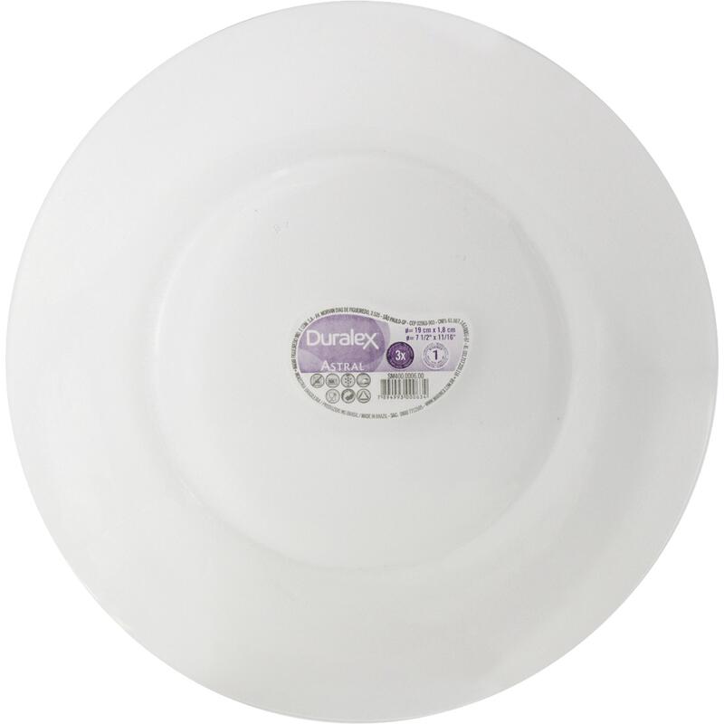 Prato para Sobremesa Astral Marinex Vidro - Ref. 4000600