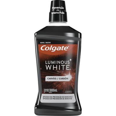 Enxaguante Bucal Colgate Luminous White Carvão 1L