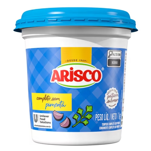 Tempero Completo Arisco Sem Pimenta 1kg