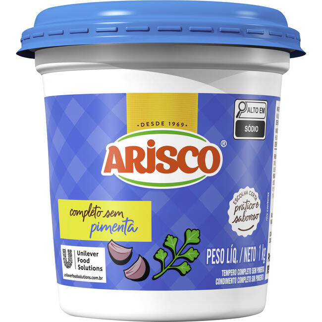 Tempero Completo Arisco Sem Pimenta 1kg