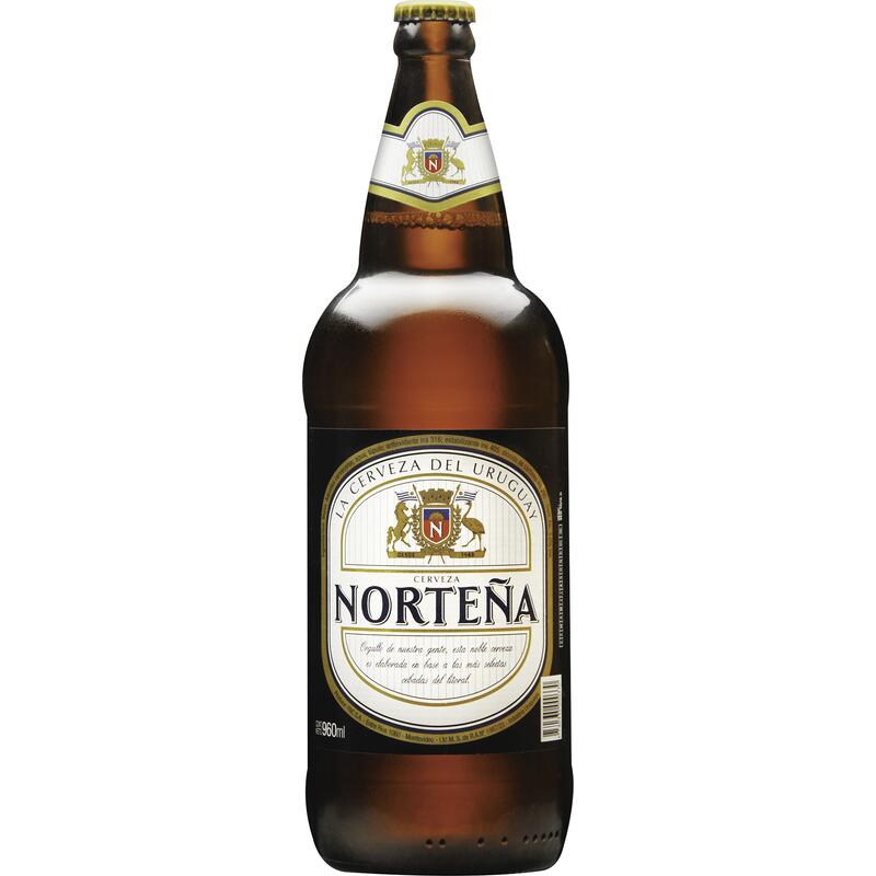 Cerveja Uruguaia NORTEÑA American Lager 960ml Garrafa