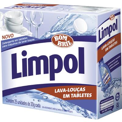 Lava Louças Limpol Tablete 500g