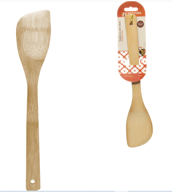 Espatula Pao Duro Bambu 30Cm Western Home