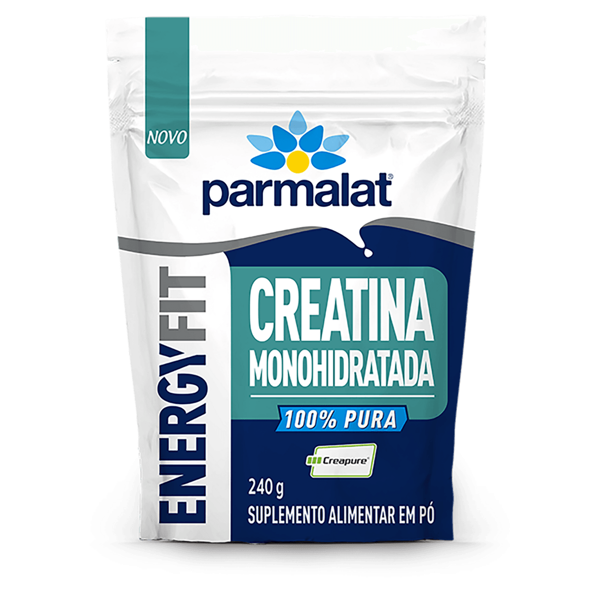 Creatina Pó Parmalat Energyfit Pouch 240g