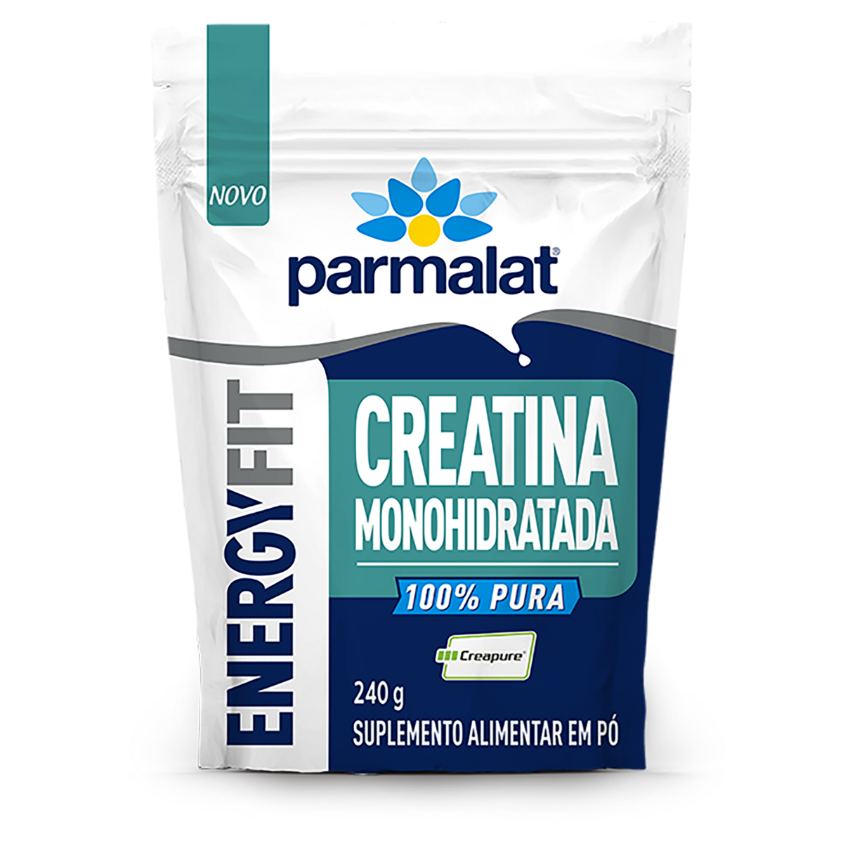 Creatina Pó Parmalat Energyfit Pouch 240g
