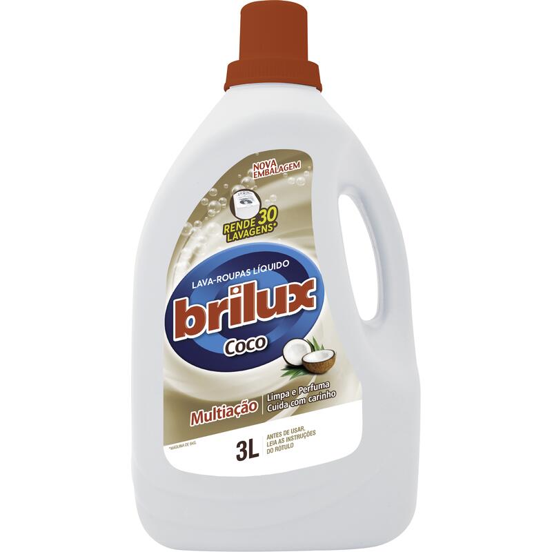 Lava Roupas Líquido Brilux Coco 3L
