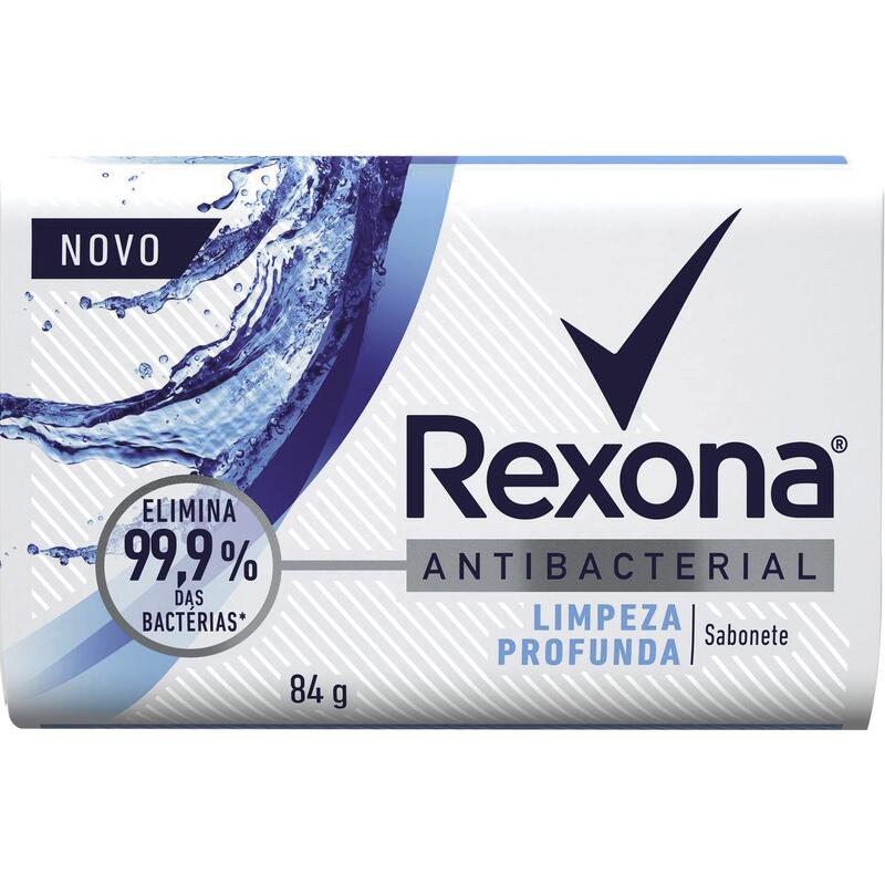 Sabonete Antibacterial Rexona Limpeza profunda 84g