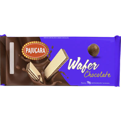 Biscoito Wafer Pajuçara Chocolate 78g