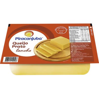 Queijo Prato Piracanjuba Lanche Preço por quilo na peça