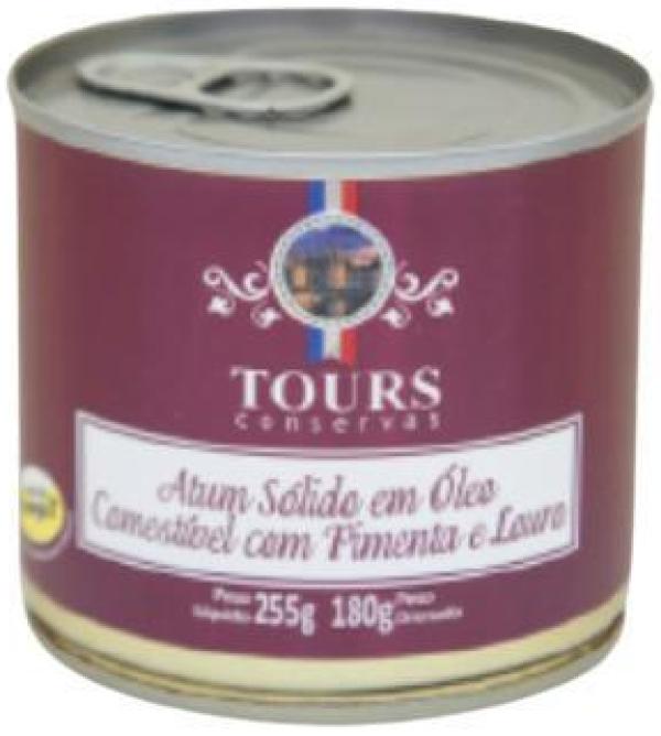 Kit 2x: Atum Sólido Com Pimenta E Louro Tours 255g