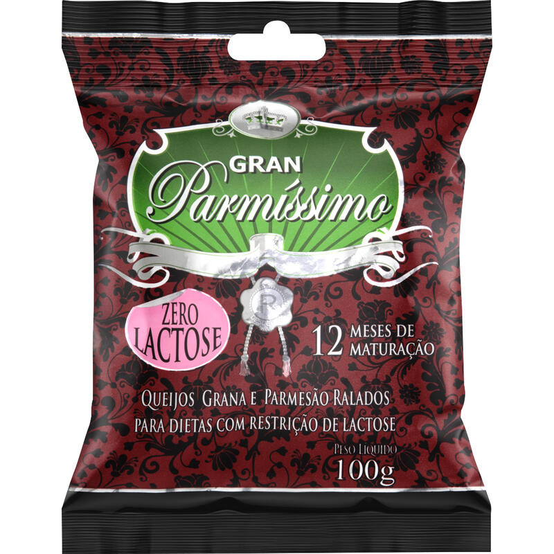 Queijo Parmesão PARMÍSSIMO Zero Lactose 100g