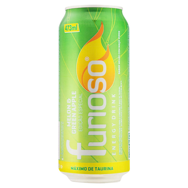 Energético Melon & Green Apple Furioso Lata 473ml