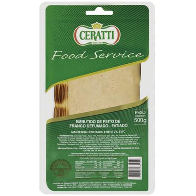Peito de Frango Defumado Ceratti Fatiado 500g