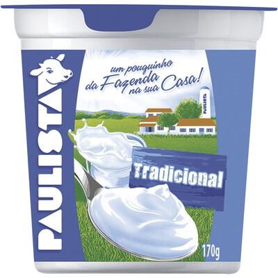 Iogurte Paulista Tradicional 170g