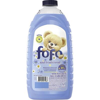 Amaciante para Roupa Fofo Azul 1,8L