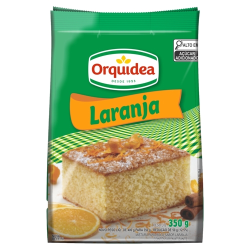 Mistura para Bolo Orquídea Laranja 350g