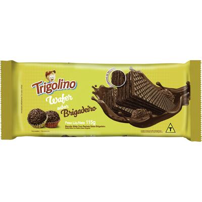 Biscoito Wafer Trigolino Brigadeiro 115g