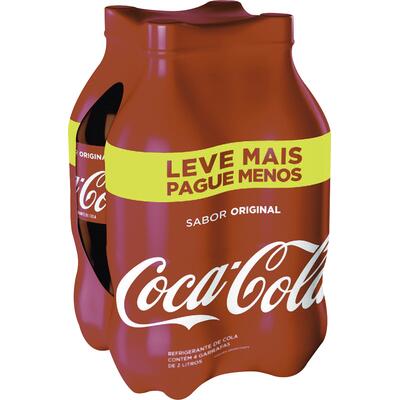 Refrigerante Coca-Cola Original 4x2L