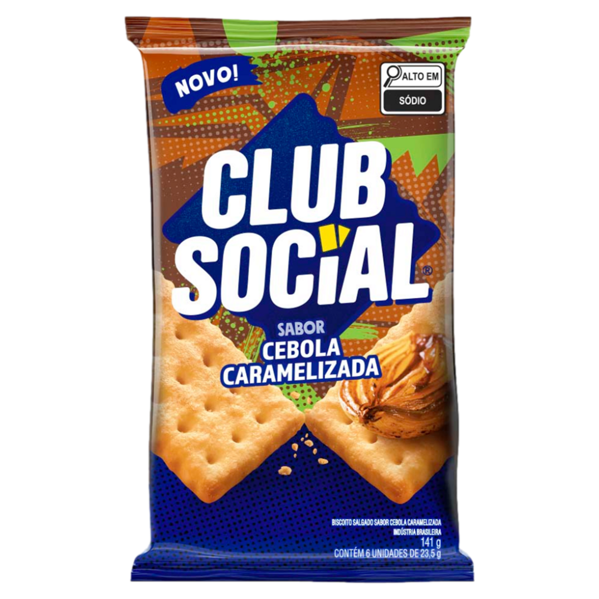 Biscoito CLUB SOCIAL Cebola Caramelizada 141g